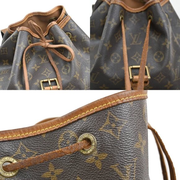 LOUIS VUITTON Montsouris GM Backpack Bag Monogram Leather Brown - Picture 9 of 16